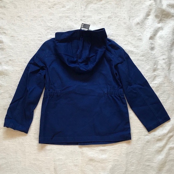 NEW**PETIT BATEAU**100% Cotton Royal Blue Jacket**Age 6 - Picture 7 of 8